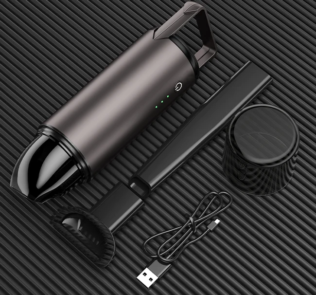 Portable Handheld Powerful Wireless Car Vacuum Cleaner for SUV Truck Home Office USB Rechargeable Cordless 6000Pa 64W