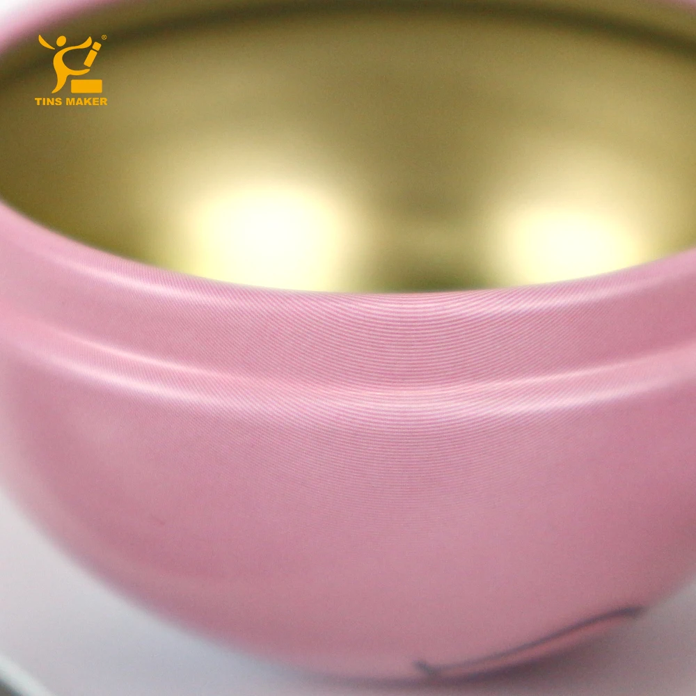 Tinsmaker Ball Shape Tin Can tin box Custom Metal Can Packaging Recyclable Christmas Metal Tin Ball