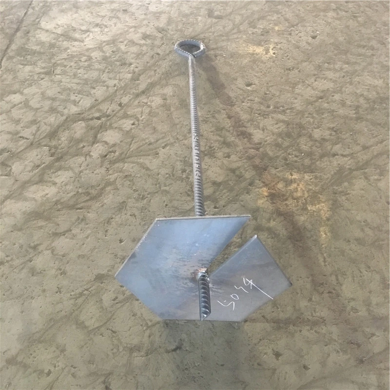 Hot dip galvanized Rebar Ground Anchor Stakes Concrete Ground Screw Anchor