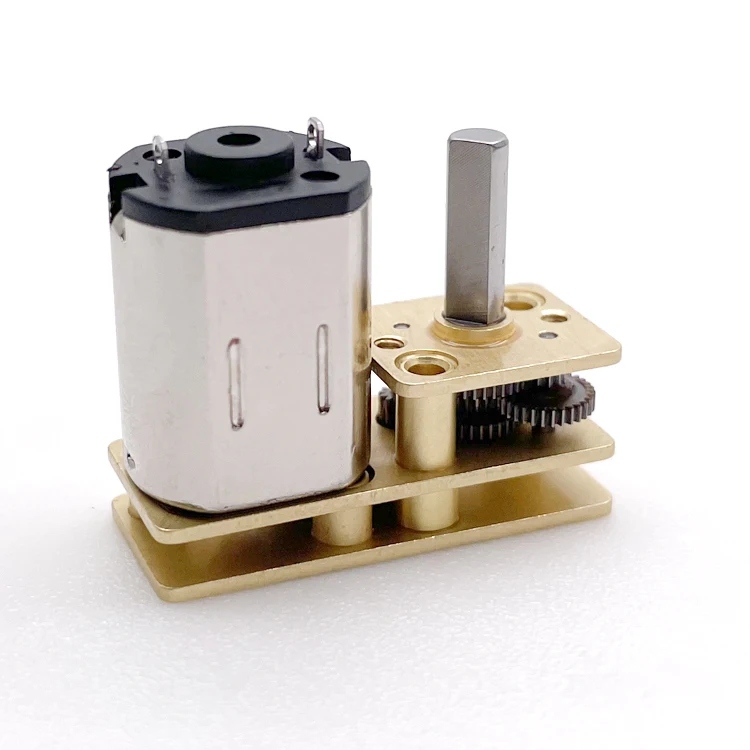 2.4V Permanent Magnet Micro DC Gear Motor Brush Commutation Explosion-Proof Mini DC Motor Electric Lock 12V Version Available