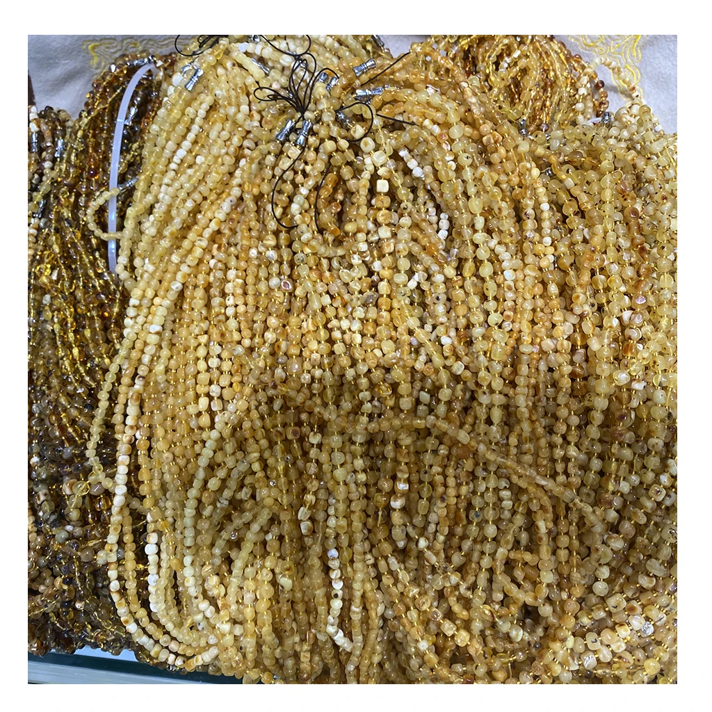 Natural Amber Jewelry Cheap Amber Necklace Bracelet Set Exhibition Benefits