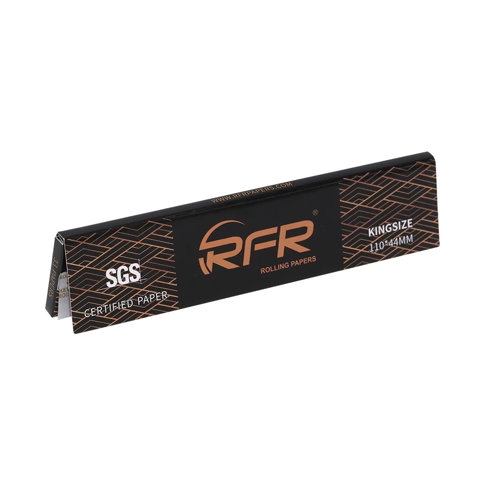 RFR Hot Sale Premium Rolling Paper Rice Paper 33 Leaves with Filter Tips for Smoking