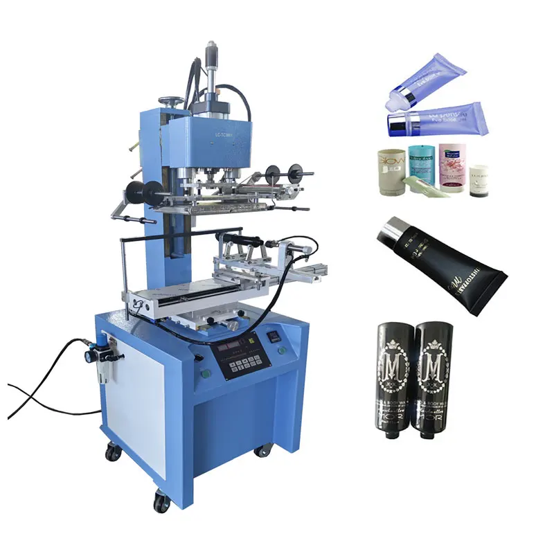LC High-Pressure Automatic Heat Press Gilding Machine Digital Cosmetic Jar Leather Glass Plastic Hot Foil Stamping Core Motor