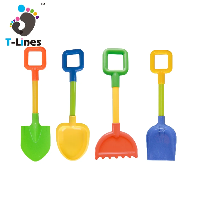 4 styles plastic sand shovels set for kids beach garden toys