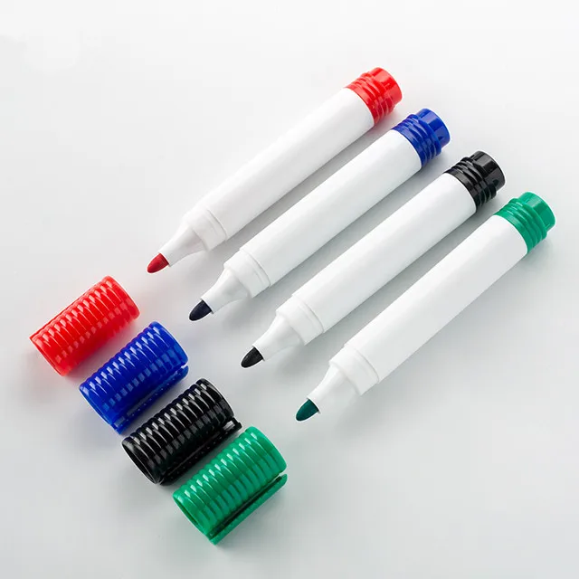 Wholesale whiteboard marker pen with erase and magnet thick whiteboard marker