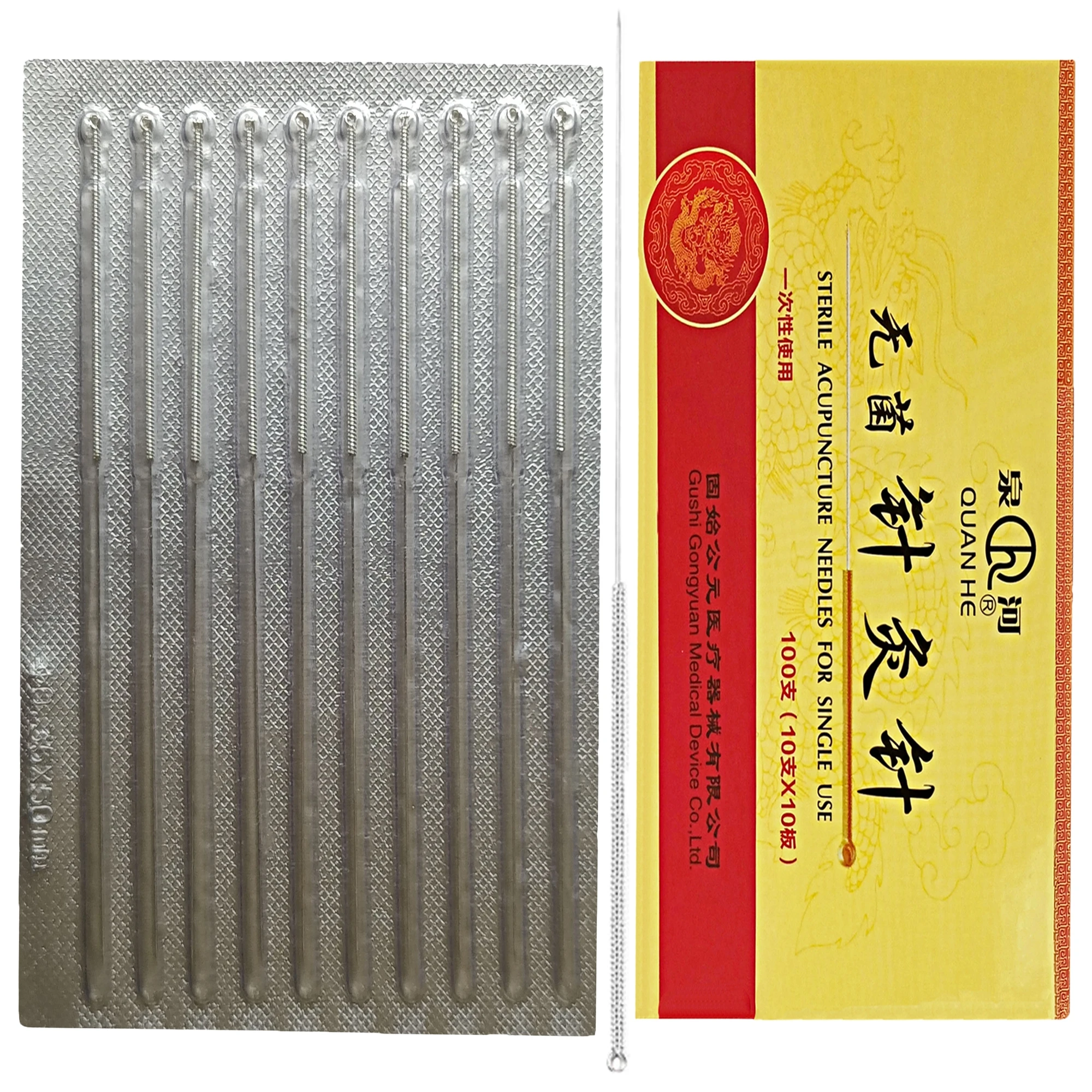Traditional Chinese Medicine Aluminum Foil 100PCS Fill Silver-Plated Acupuncture Needles