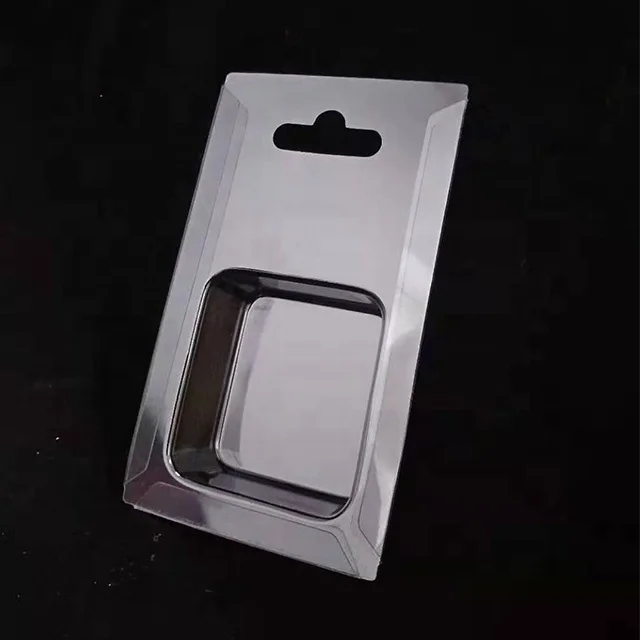 
customized disposable plastic clamshell edgefold sliding blister card packaging 