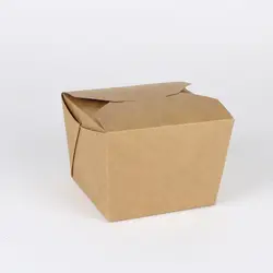 customized printed food container kraft paper fried chicken salad packaging paper boxes