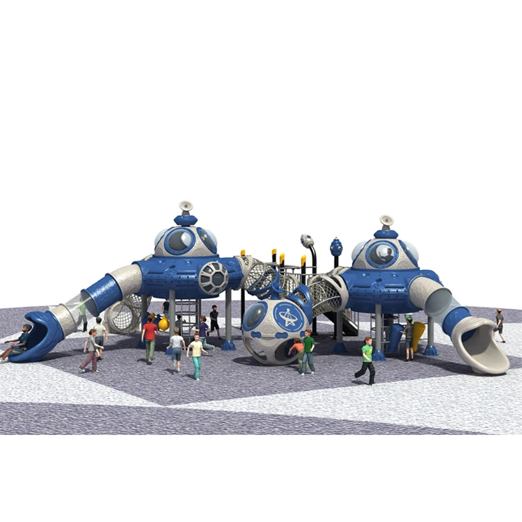 Kids Outdoor Playground New Design amusement park Equipment Plastic Playhouse Children Outdoor Playground Toy For Park