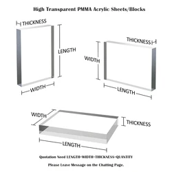 Cut to Size Clear Plexiglass PET Acrylic Sheets for DIY Projects, Painting, Sign Holders, Display Stand