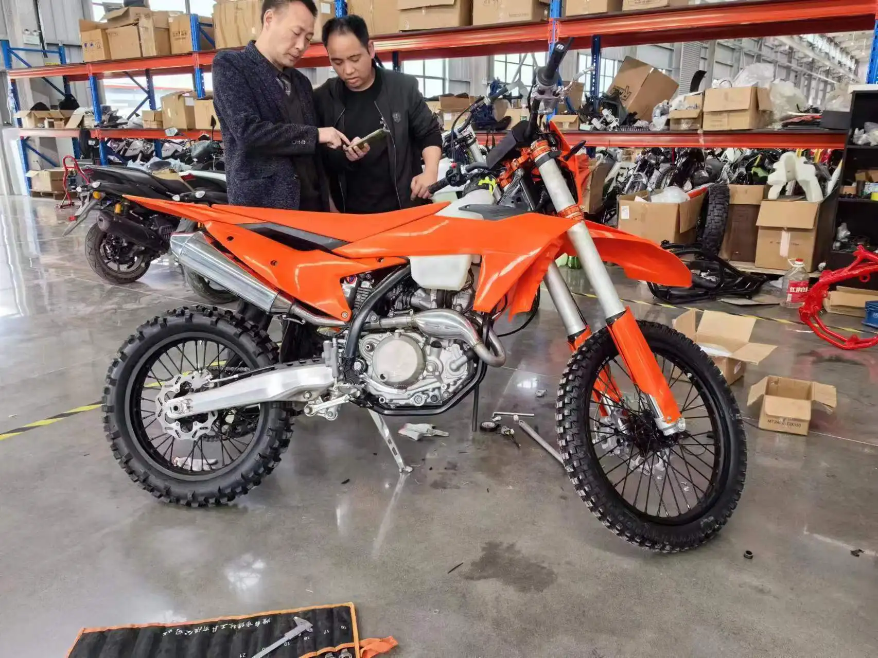 450cc Automatic Enduro Motorcycle 4-Stroke Engine Mini Dirt Bike Customization