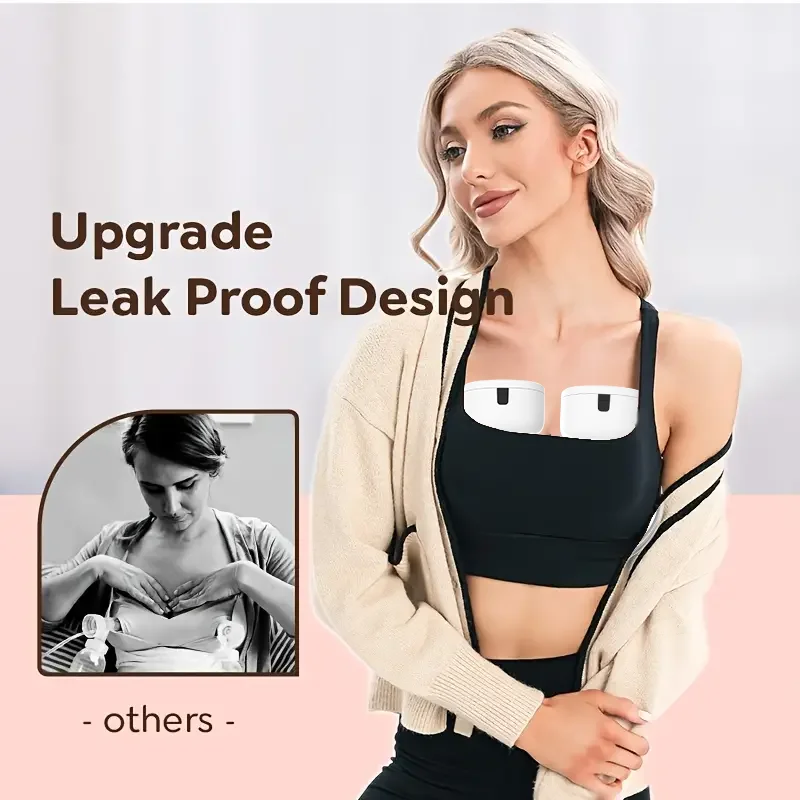 baby wearable silicon portable wireless feeding Breast Milk Pump Intelligent  Hands Free Electric Breast milk Pump