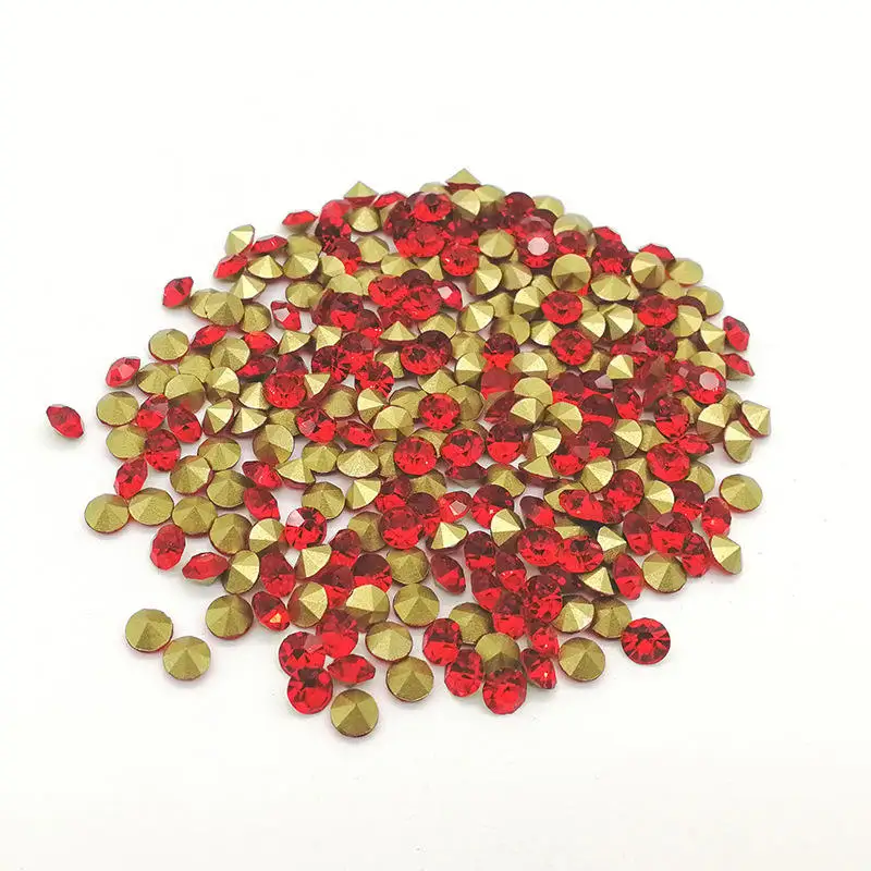 Honor Of Crystal Art Glass Stones Hot Fix Bulk High Quality Rhinestones For Nails