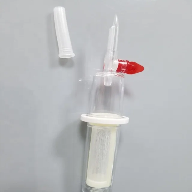 Blood Administration Set with double chamber