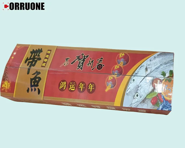 Quick frozen product shrimp seafood packaging box wholesale high quality folding pp plastic storage box