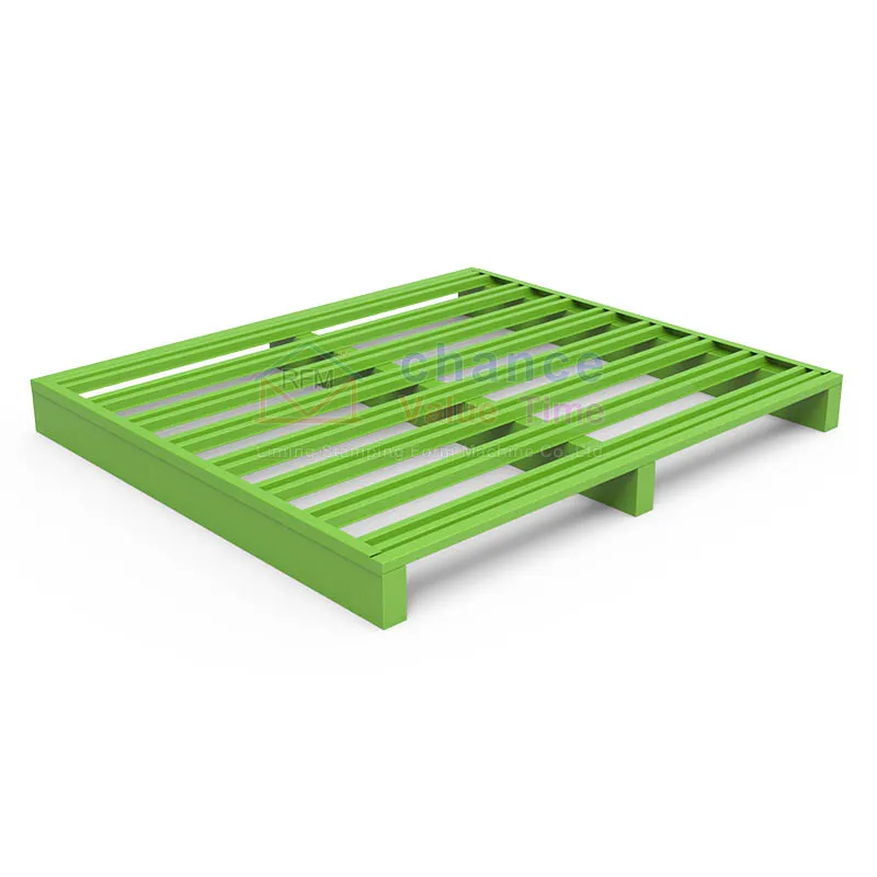 Large capacity transportation with forklifts Metal steel pallet Refrigeration room warehouse pallets for Seafood storage