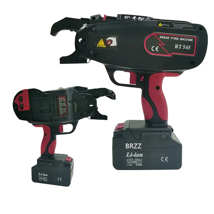 BRZZ Hot Sale portable  RT545 Steel Bar Rod Tying Machine / 4-45mm rebar strapping machines tier Machines Factory Lowest Price