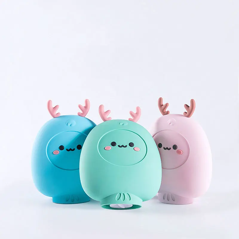 Hot Water Bag Cute Lovely Fancy Hand Warmer with Food Grade Silica Gel 2020 Portable Silicone Hand Warm,feet Warm 200*130*55mm