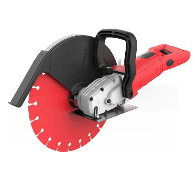 350 mm  blade  can cut 130 mm depth Single chip dust-free slotting concrete wall floor stone cutting chaser