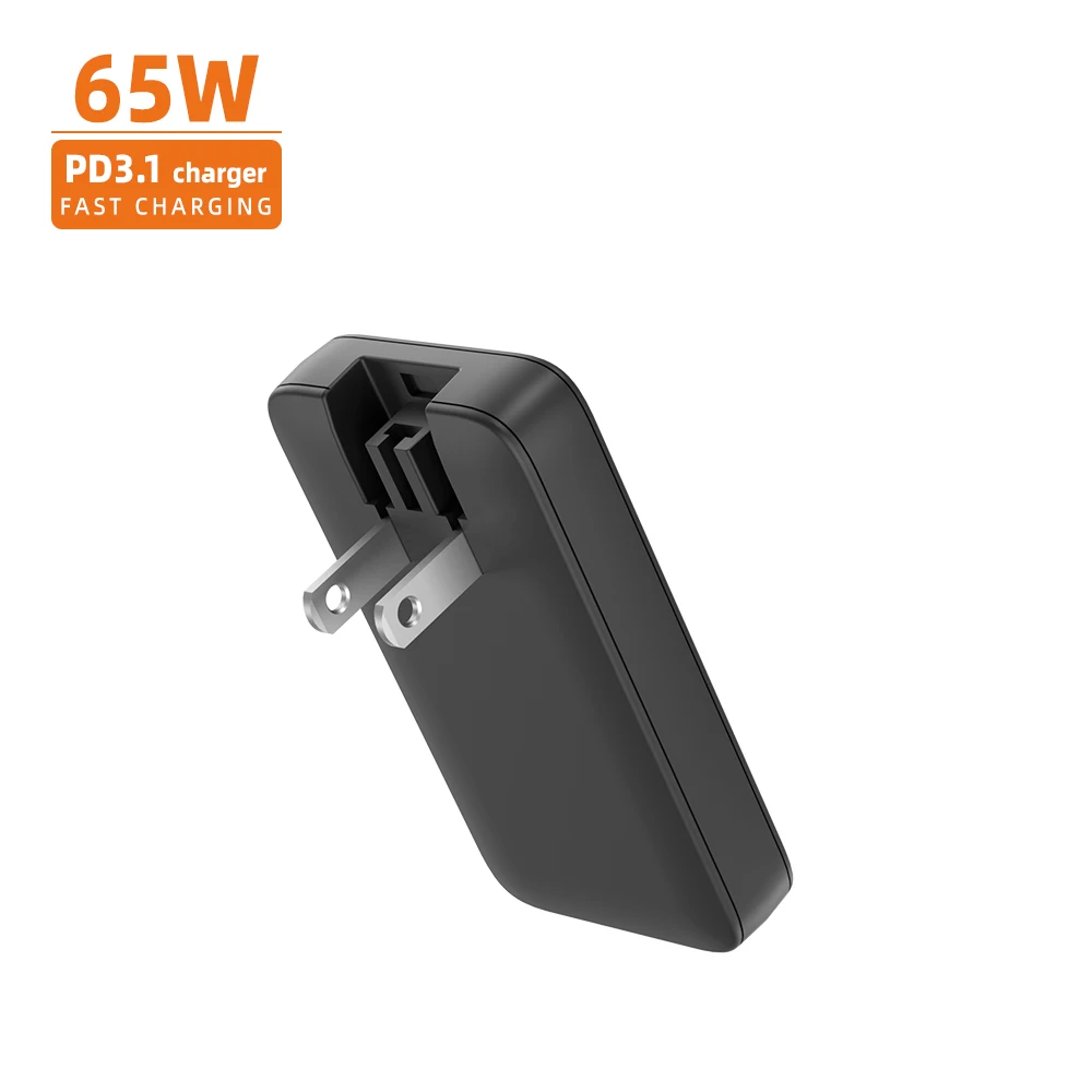 Настенное зарядное устройство VIna US EU UK с двумя портами быстрое Gan USB PD 45 Вт 65 для зарядных устройств адаптеры