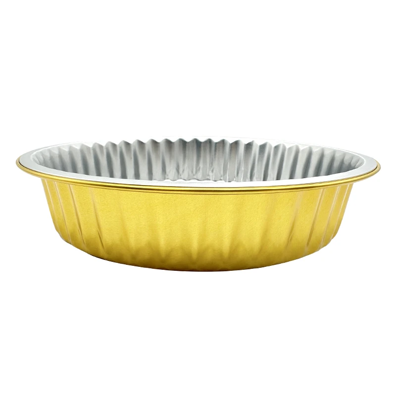 Tray Food Container Aluminum Foil Takeaway Aluminium Foil With Plastic Lids Foil Tray