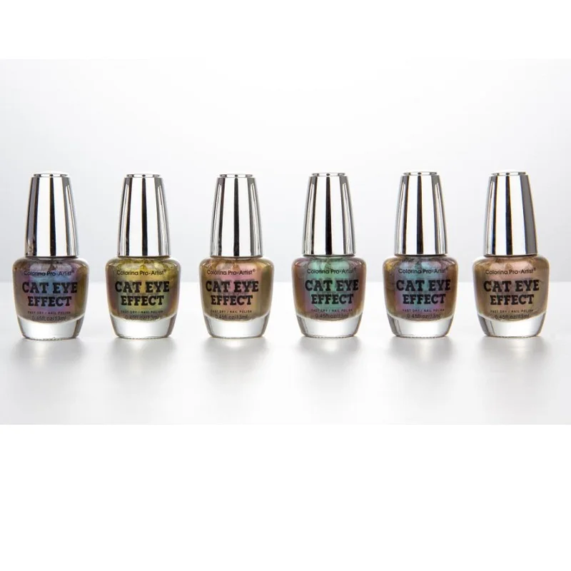 
OEM/ODM Private Label Factory Supply Wholesale Long lasting cat eye effect Nail Gel Polish Color With Gift 
