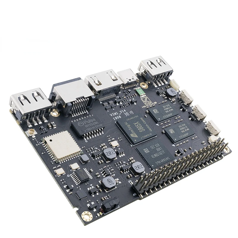 Khadas VIM1  Quad Core  Development Board Amlogic S905X Open SourceCustom PCB pcba modulo mini 3 porte switch ethernet