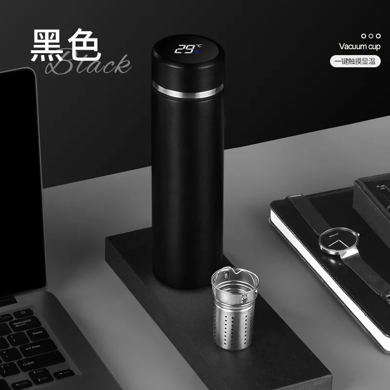 Лидер продаж интеллектуальный цифровой Termos светодиодный дисплей температуры бутылка для воды чашка из нержавеющей стали умная