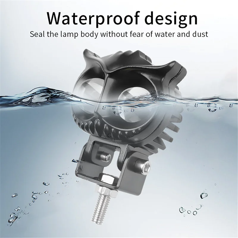 QIDEWIN Led Work Light Bar 2.6 Inch 60W Led Driving Light for Tractor Offroad Boat Car Truck ATV SUV 4WD 4x4 Moto 12V 24V