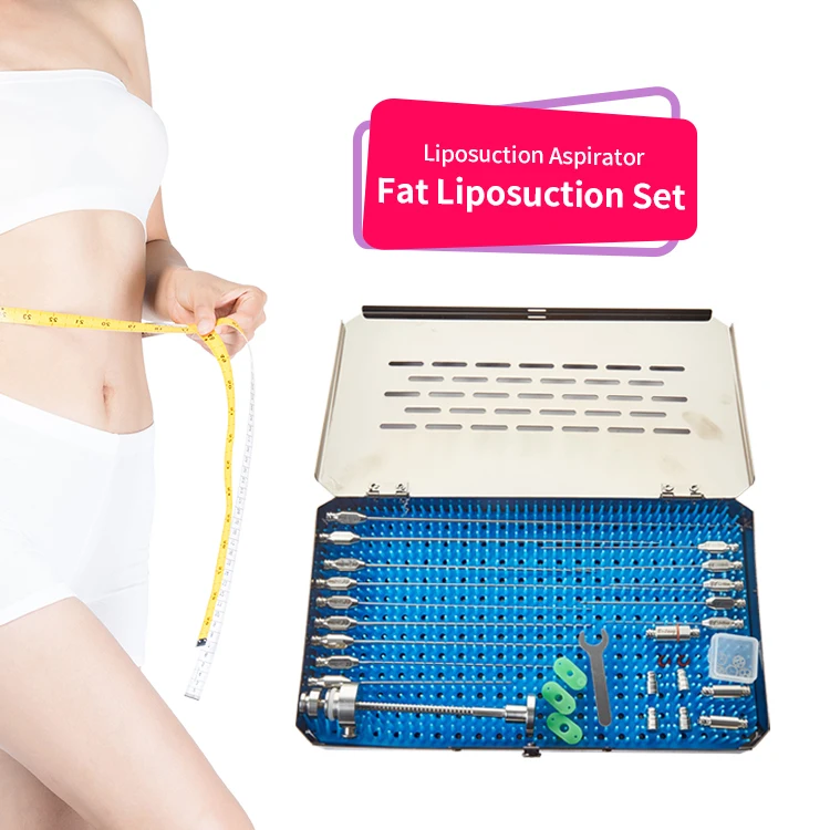 Liposuction Cannula Set Liposuction Aspirator Nano Fat 12Pcs Suction Tube Planer Type Liposuction Aspirator  Suction Accessories