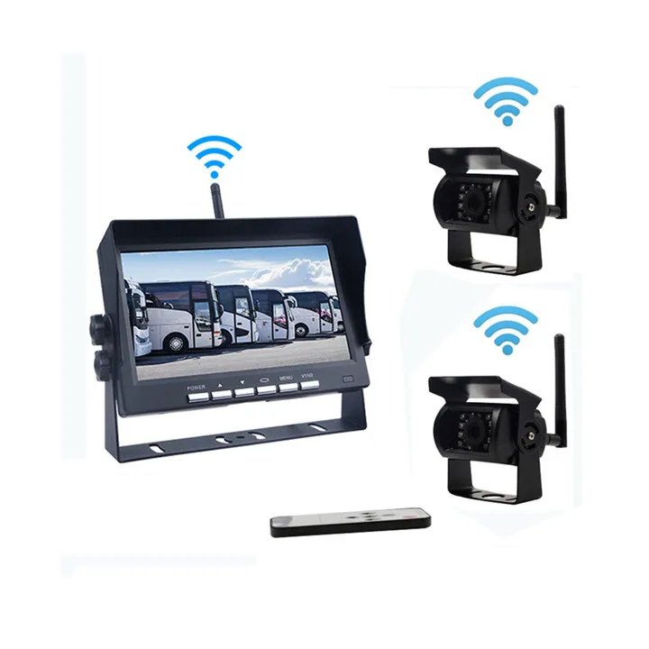 Wireless Camera Rear Rear Car Camera 1080P Wireless Monitor Car Van Truck IR Reversing Backup Camera Rear View Security System