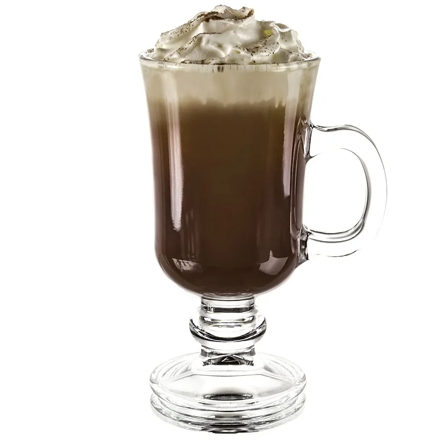 Hot Selling  wholesale Irish glass coffee cup glass mug juice cup coffee maker