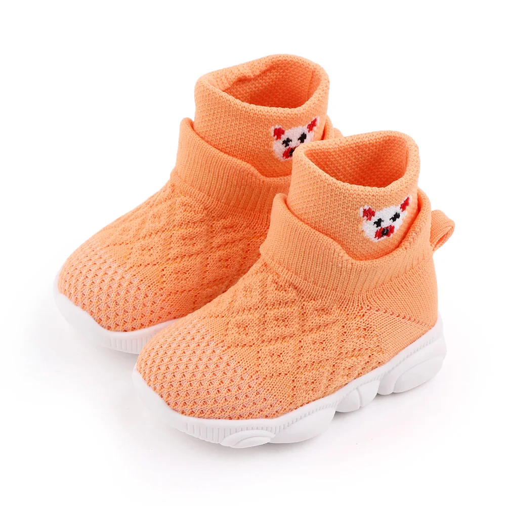high quality stock baby shoes casual cartoon kids socks shoes