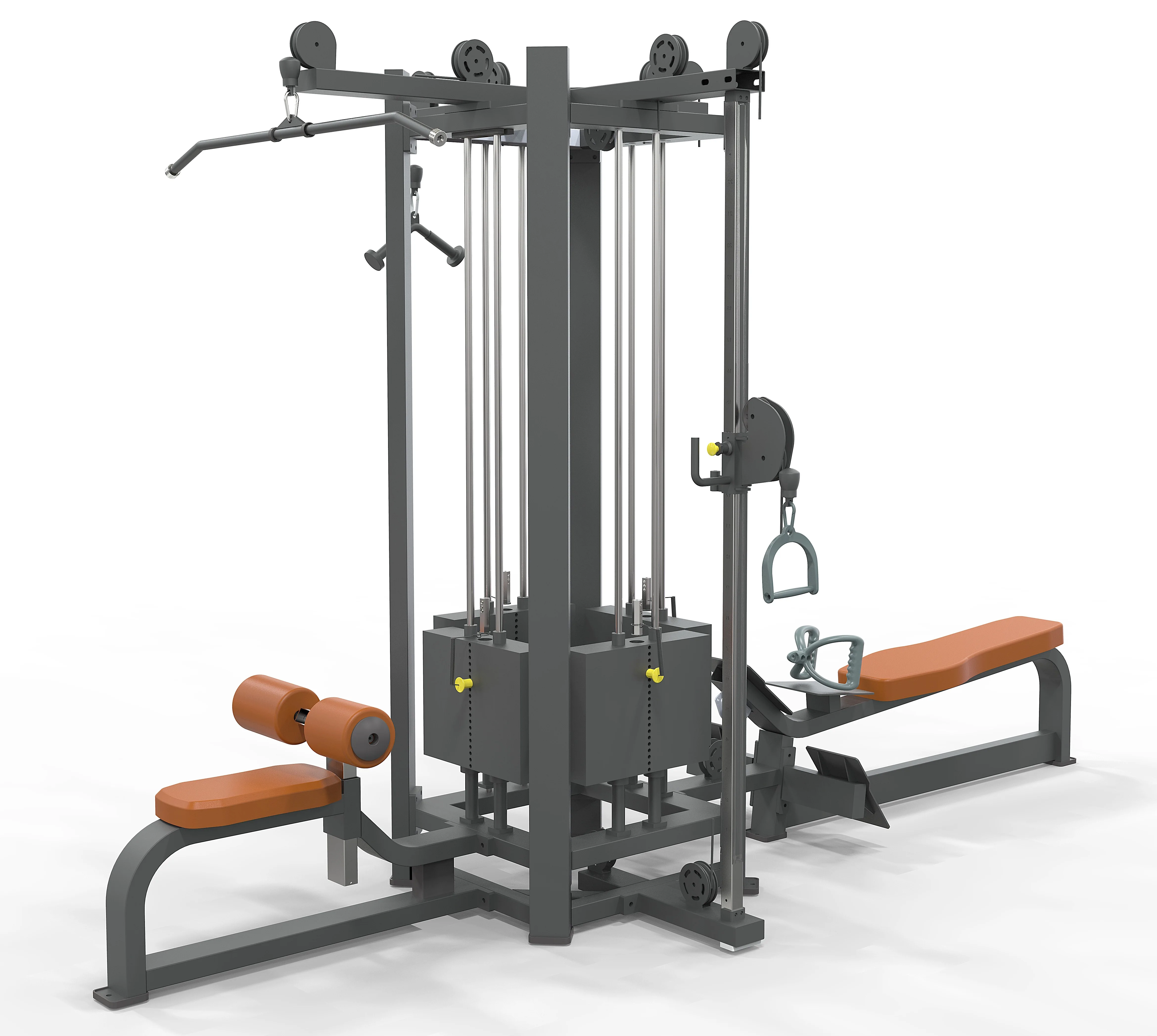 Commercial fitness equipment factory customized 8 different multi functions power rack