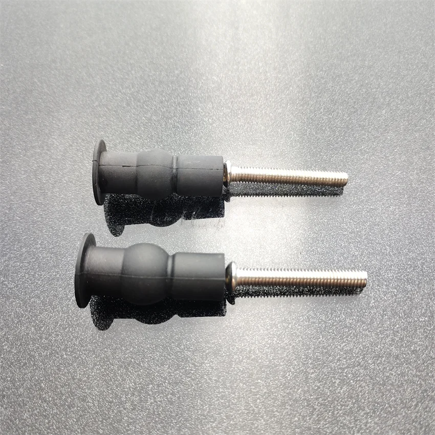 Toilet Seat Hinges Bolt Toilet Seat Fixings Expanding Rubber Top Nuts Screws