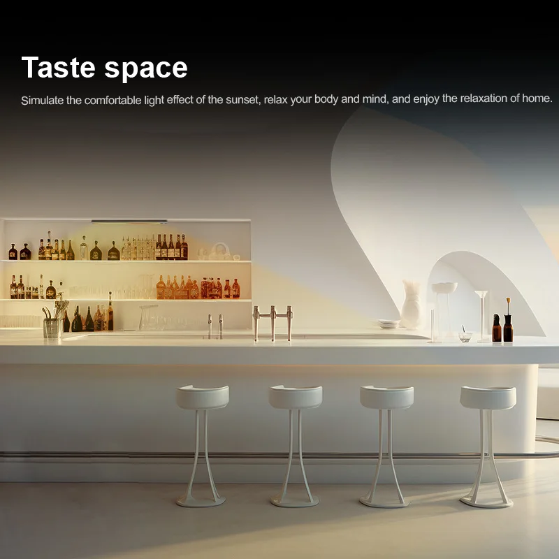 2024 New Under Counter Light LED Under Cabinet Lights Rechargeable for Interior Space Decoration