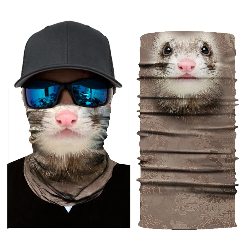  Breathable Face Cover Reusable Bandana Balaclava Mash Headwear for Fishing Hiking