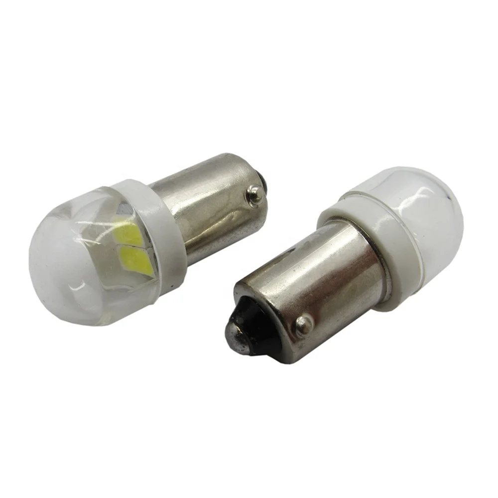 Hadt холодный белый штык #47 анти-ореостинг 2 светодиода 5630SMD с прозрачной крышкой ac dc led 6 3 вольт BA9S #44 пинбол