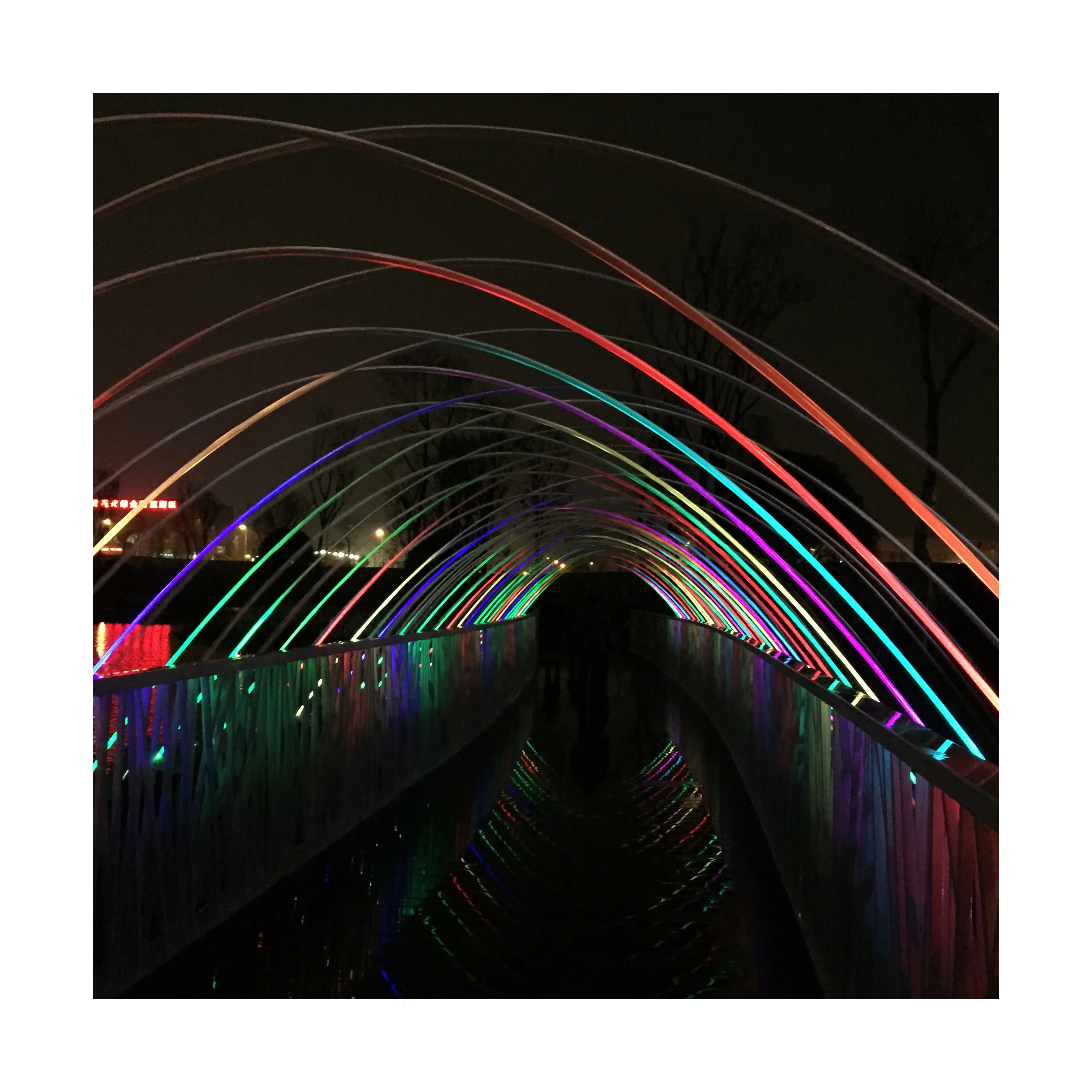 Garden Beam Wave Jumping Fountain DMX512 LED Light Musical Dancing Flowing Laminar Jet Water Fountain