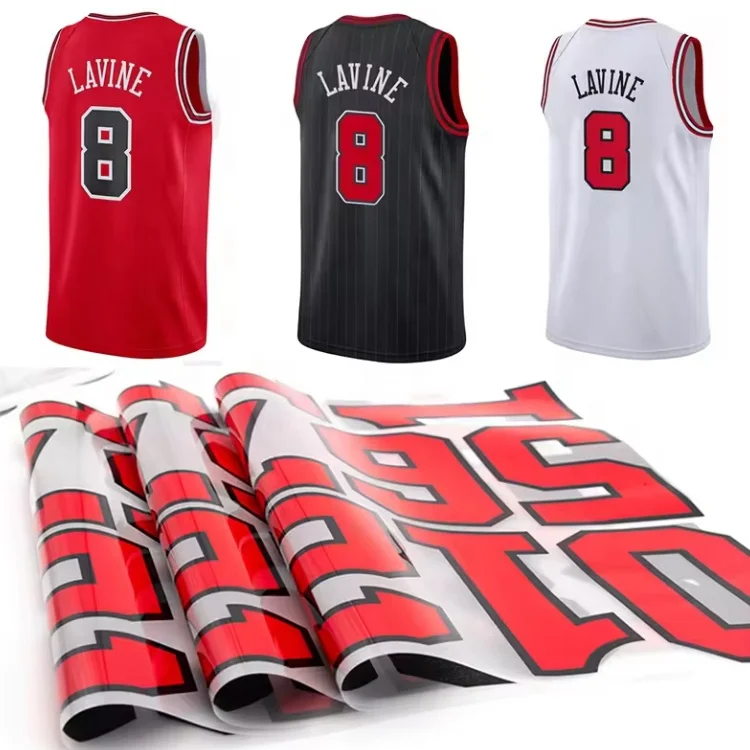 Wholesale Custom Designs Plastisol DTF Heat Transfer Press Labels for T-shirt