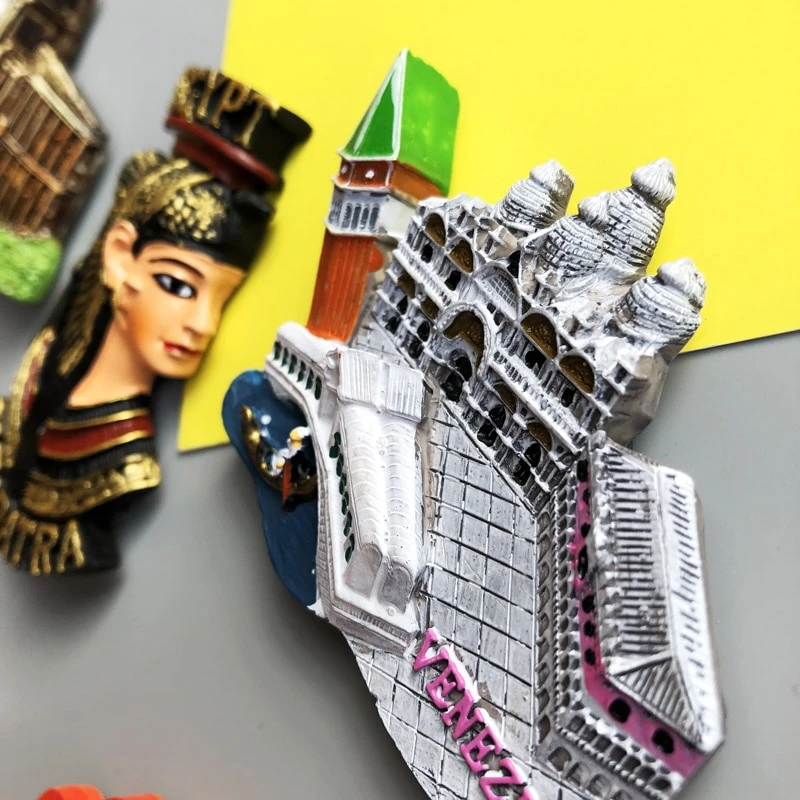 Custom Country Metal Fridge Magnet World Travel Souvenir Magnetic Magnet Birthday Gift