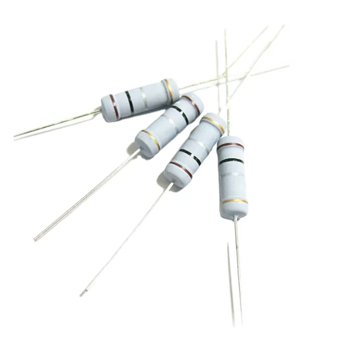 5W carbon film Resistance 5% 0.1R~1MR Four-color ring carbon film Resistance