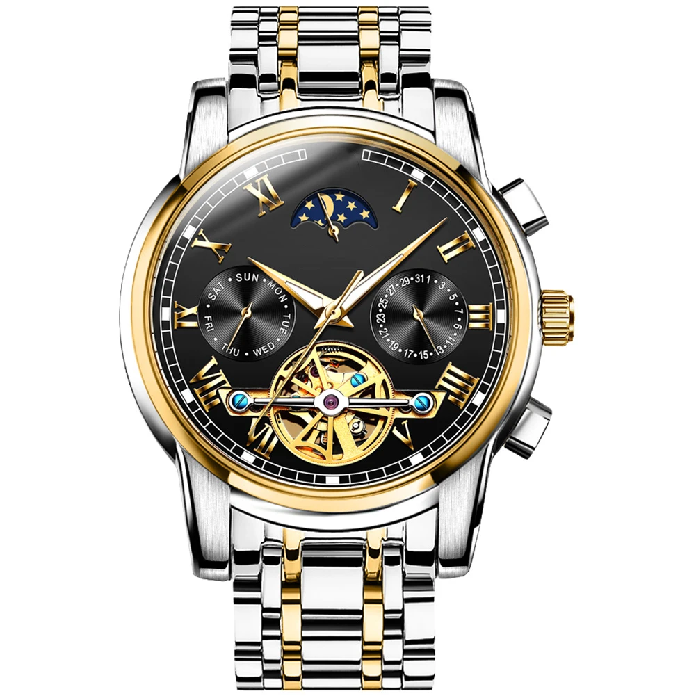 Деловые роскошные стальные мужские часы спортивные дизайнерские Montre