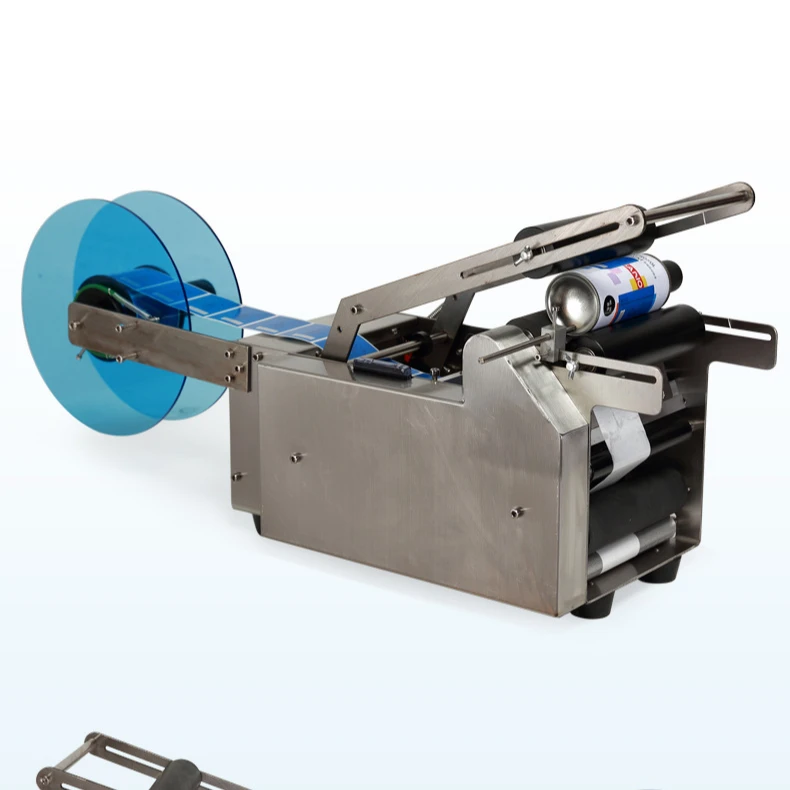 Round bottle labeling machine semi-automatic label sticker machine