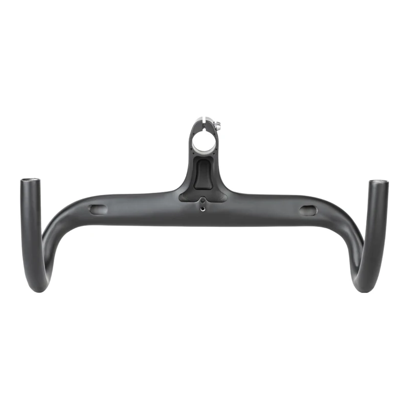 Promend Integrated  Bicycle Handlebar Road Bike One Piece Aluminum  Racing Handlebar Stem Inner Wire 700C Gravel Bike 420/400