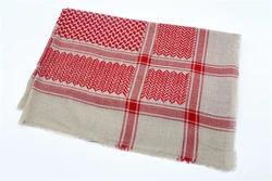 Wholesale Men Yashmagh Shemagh red and green Arab Men Arafat Scarf Keffiyeh palestine scarf
