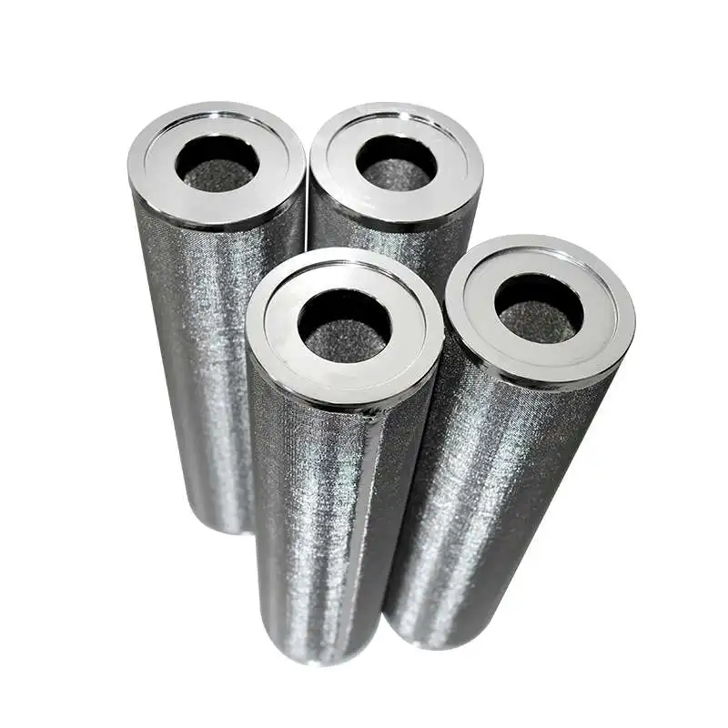 stainless steel 304 316L sintered powder porous metal filter tubes in chemical filtering