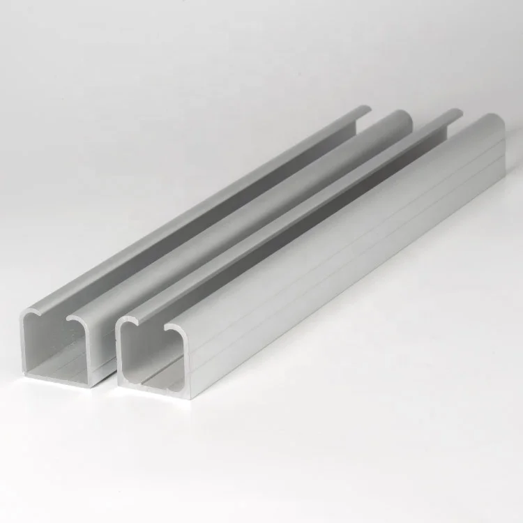 Profile Curtain Tracks Manufacturer Extrusion Aluminium Alloy Rail Aluminium 6063 Aluminum Alloy
