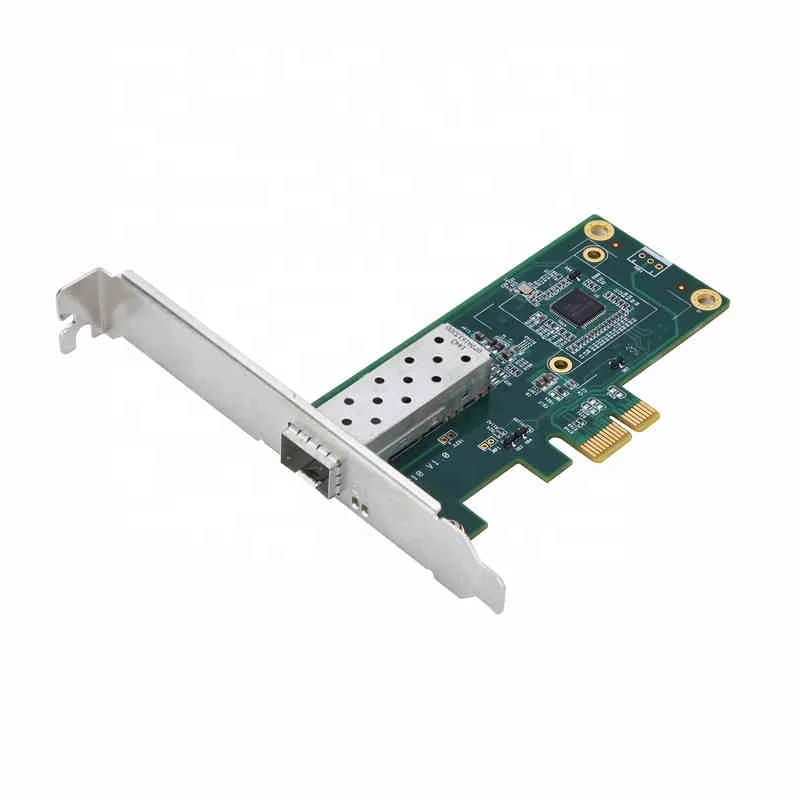 Чипсет I210 PCIe Gigabit 1000M один SFP волоконная сетевая lan-карта 1 порт sfp-адаптер