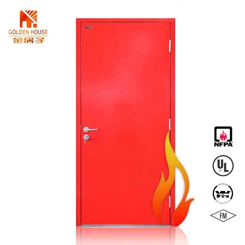 made in china WH UL Listed approve commercial fire exit door Steel Fire rated Door